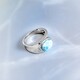 Anello in argento con Larimar
