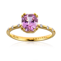 Anello in oro con Diasporo Rosa (AMAYANI)