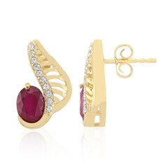 Orecchini in oro con Rubino Bemainty