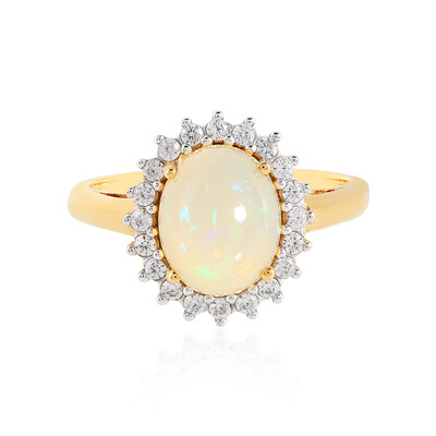 Anello in argento con Opale di Welo