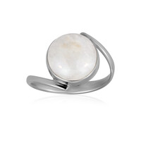 Anello in argento con Pietra di Luna Arcobaleno Bihar