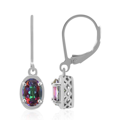 Orecchini in argento con Quarzo Mistico