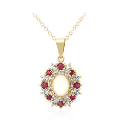 Collana in argento con Opale di Welo