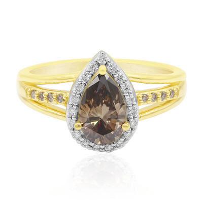Anello in oro con Diamante Cognac d'Argyle SI1 (Mark Tremonti)
