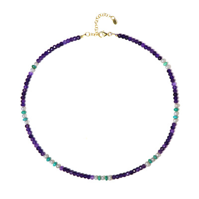 Collana in argento con Ametista (Riya)