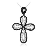 Collana in argento con Topazio Bianco