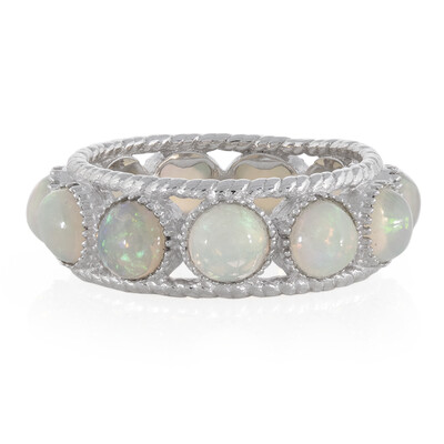 Anello in argento con Opale di Welo