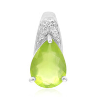 Ciondolo in argento con Opale Verde Brasiliano