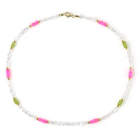 Collana in argento con Ematite Dorata (Riya)
