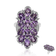 Anello in argento con Ametista