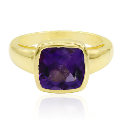 Anello in oro con Ametista Uruguay