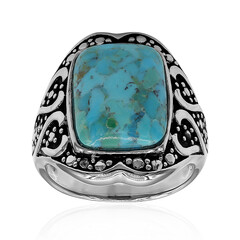 Anello in argento con Turchese Kingman Mohave Blu (Art of Nature)