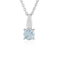 Collana in argento con Acquamarina