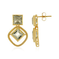 Orecchini in argento con Ametista Verde