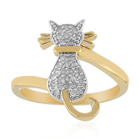 Anello in argento con Diamante I3 (I)