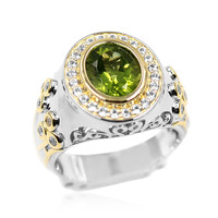 Anello in argento con Peridoto (Dallas Prince Designs)