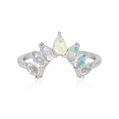 Anello in argento con Opale di Welo