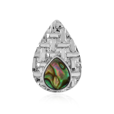 Ciondolo in argento con Conchiglia Abalone (MONOSONO COLLECTION)