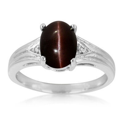 Anello in argento con Scapolite Occhio di Gatto