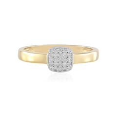 Anello in oro con Diamante SI2 (H) (de Melo)