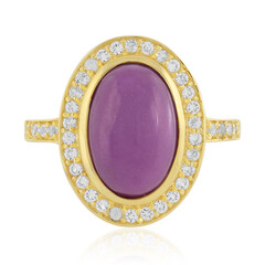 Anello in argento con Fosfosiderite