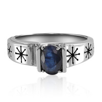 Anello in argento con Zaffiro Blu (TPC)