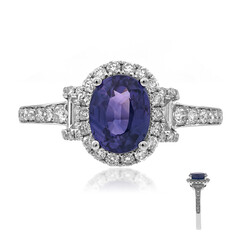 Anello in oro con Zaffiro Porpora (CIRARI)