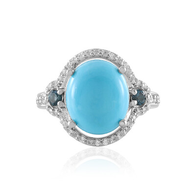 Anello in argento con Turchese Sleeping Beauty (Faszination Türkis)