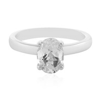 Anello in argento con Quarzo Bianco