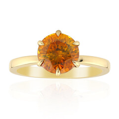 Anello in oro con Sfalerite