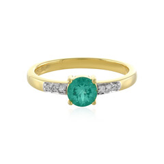 Anello in argento con Apatite Blu Caraibico