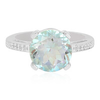 Anello in argento con Quarzo Lago della Montagna