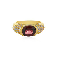 Anello in argento con Zircone Rosa