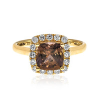 Anello in oro con Tanzanite (non riscaldata)