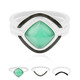 Anello in argento con Calcedonio Verde