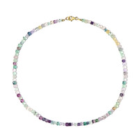 Collana in argento con Fluorite
