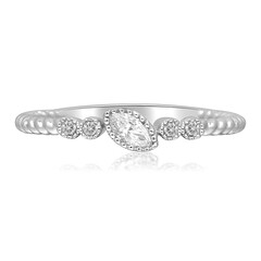 Anello in oro con Diamante SI1 (G) (CIRARI)