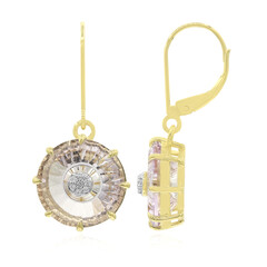 Orecchini in oro con Ametista Rose de France (Glenn Lehrer)