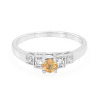 Anello in argento con Zaffiro Giallo