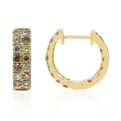 Orecchini in oro con Diamante Fancy SI2 (CIRARI)