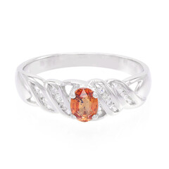 Anello in argento con Rubino Tramonto