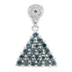 Ciondolo in argento con Diamante Fancy