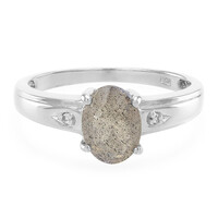 Anello in argento con Labradorite