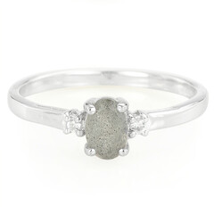 Anello in argento con Labradorite
