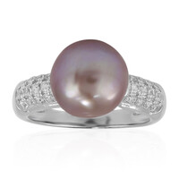 Anello in argento con Perla Ming (TPC)