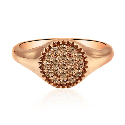 Anello in oro con Diamante Rose de France SI1 di Argyle (Annette)