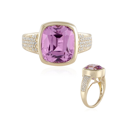 Anello in oro con Kunzite Patroke (AMAYANI)