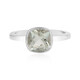 Anello in argento con Ametista Verde