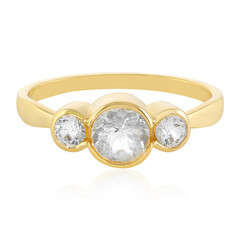 Anello in oro con Kunzite Bianca