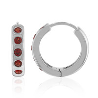 Orecchini in argento con Rubino Tanzania